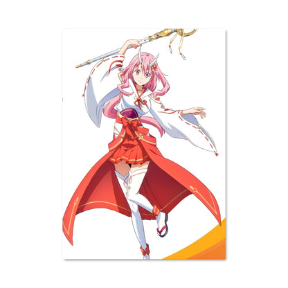 Poster La Guerrière en Rouge