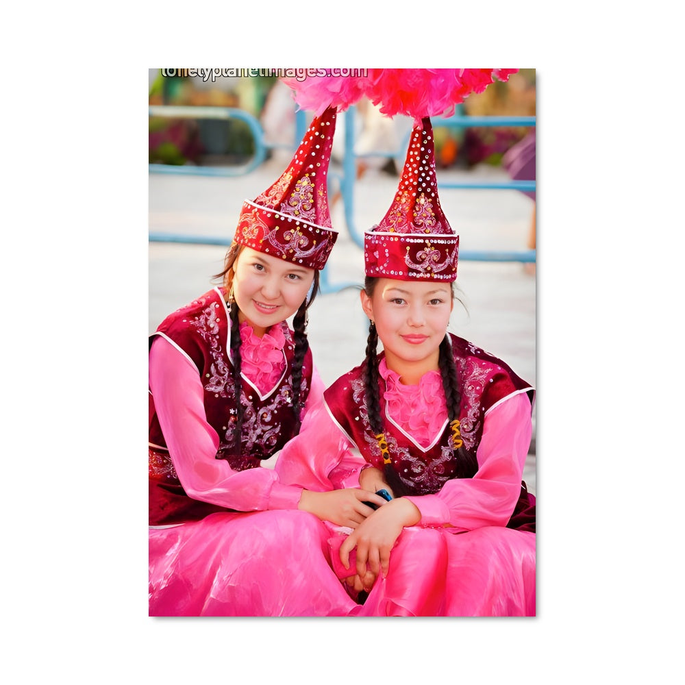 Poster Filles de Shymkent