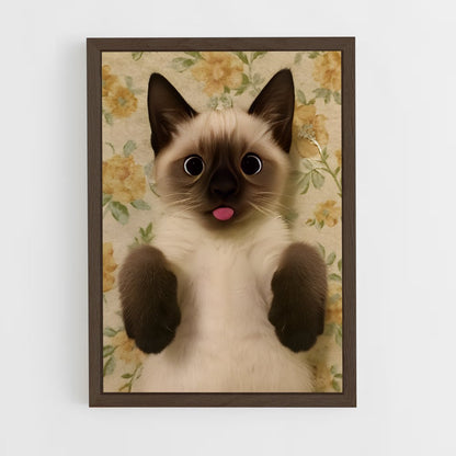 ap-siamese-1 cadre Bois foncé
