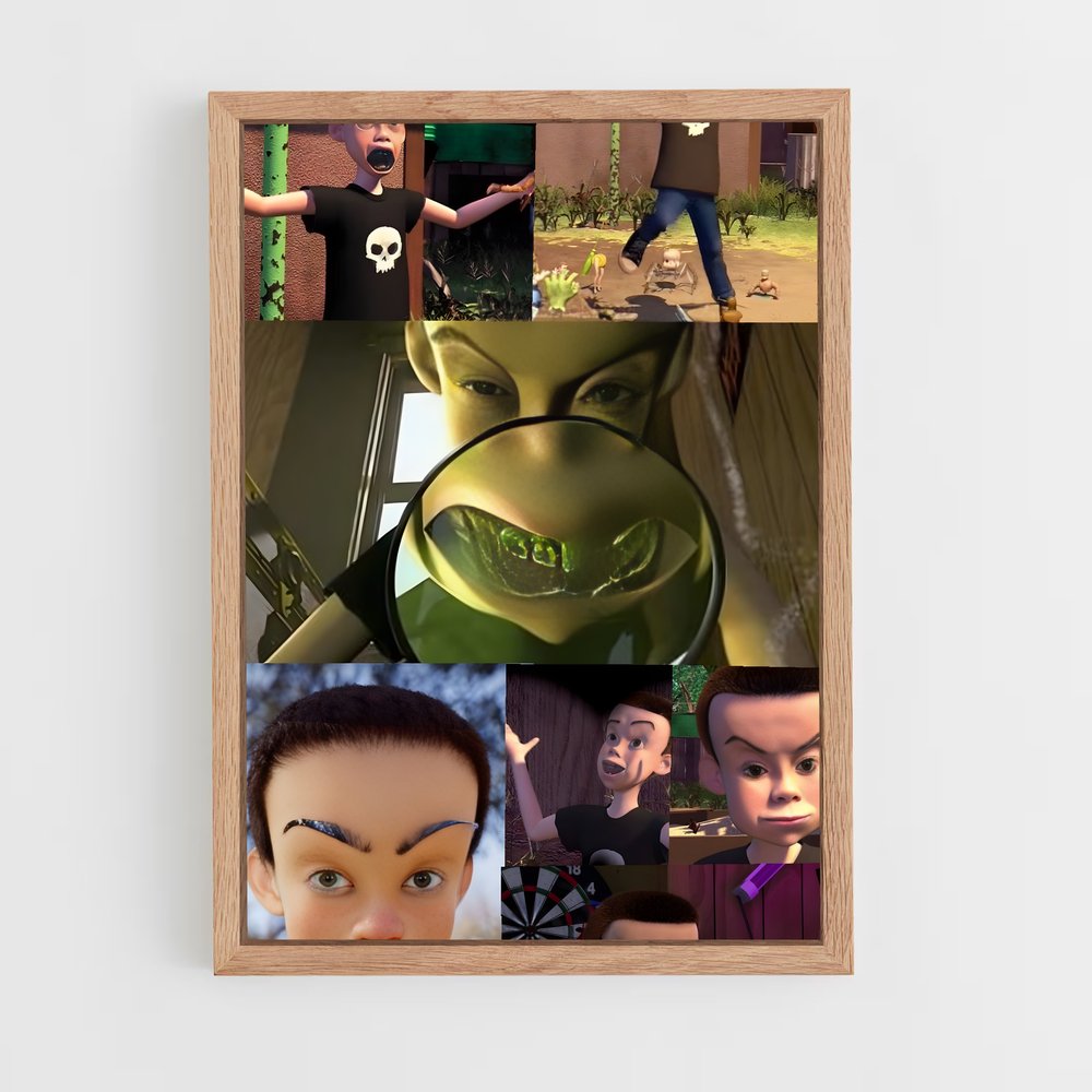 ap-sid toy story-2 cadre Bois clair