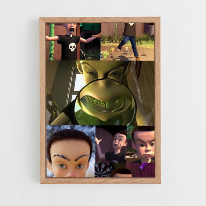 ap-sid toy story-2 cadre Bois clair