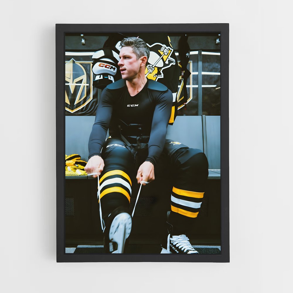 ap-sidney crosby-2 cadre Noir