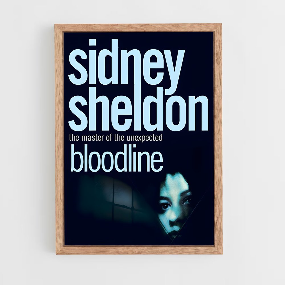 ap-sidney sheldon-5 cadre Bois clair