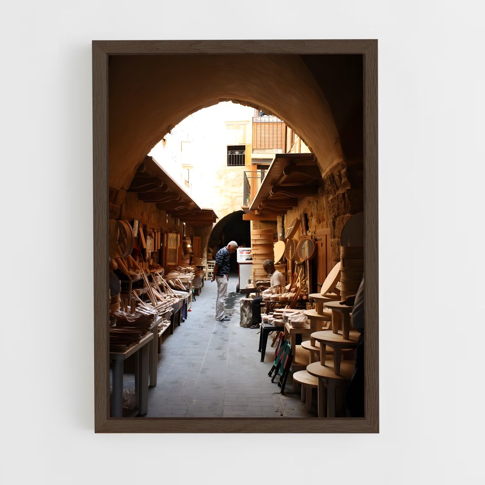 ap-sidon-4 cadre Bois foncé