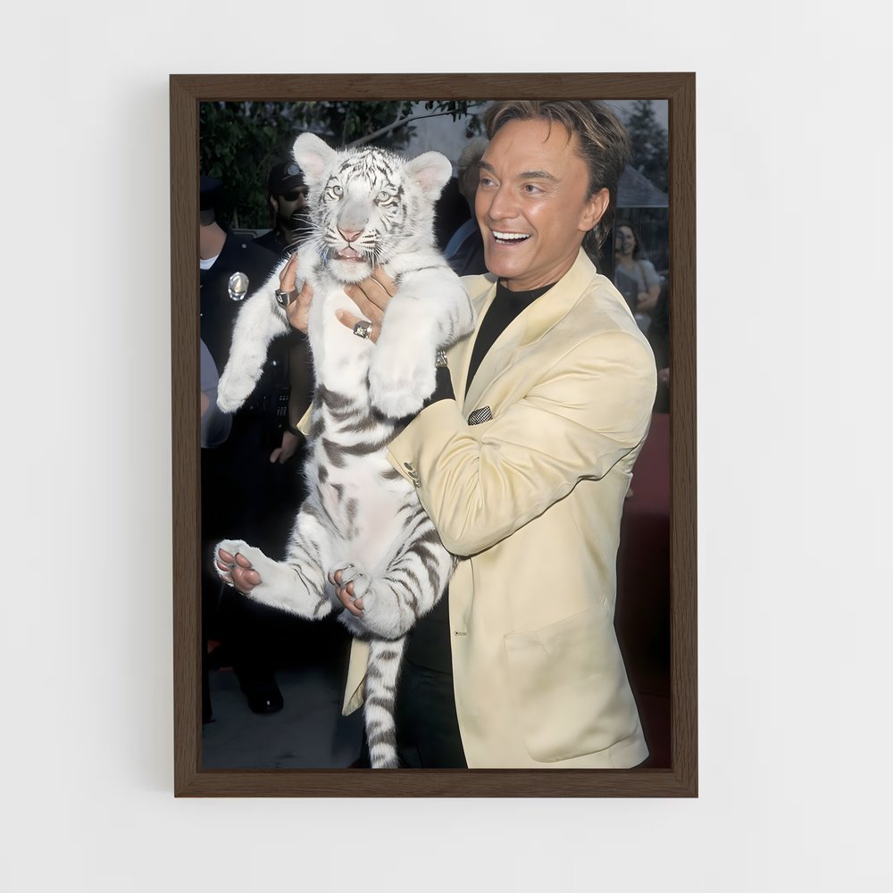 ap-siegfried and roy-1 cadre Bois foncé
