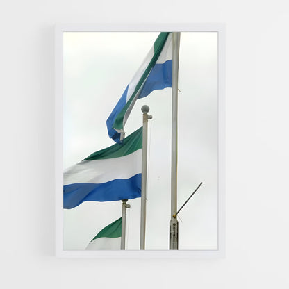 ap-sierra leone flag-1 cadre Blanc