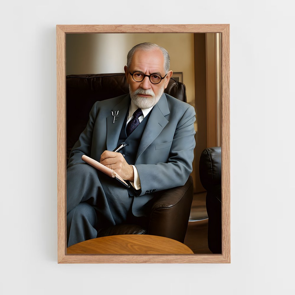 ap-sigmund freud-1 cadre Bois clair