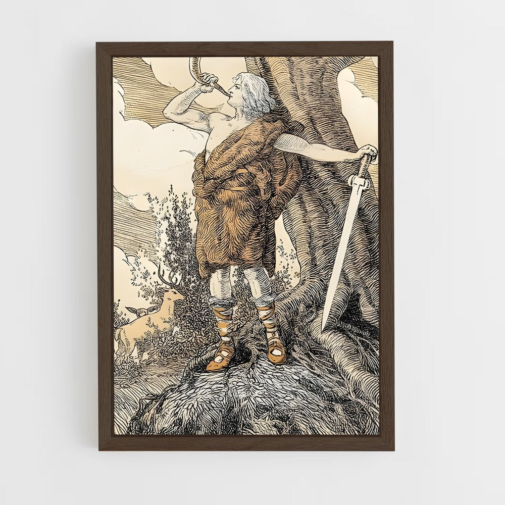 ap-sigurd-2 cadre Bois foncé