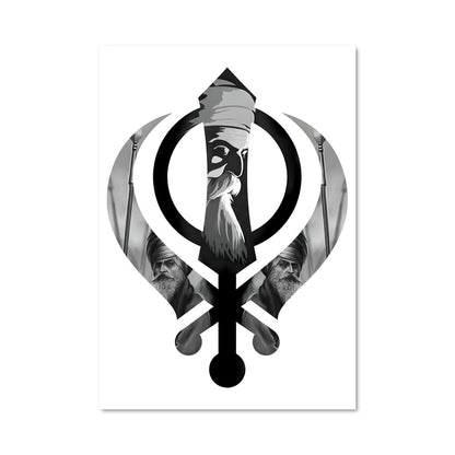 Poster Symbole Sikh