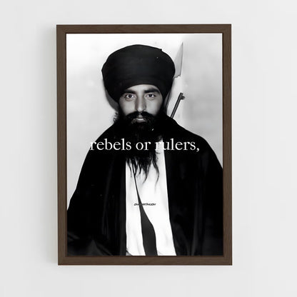 ap-sikhism-8 cadre Bois foncé