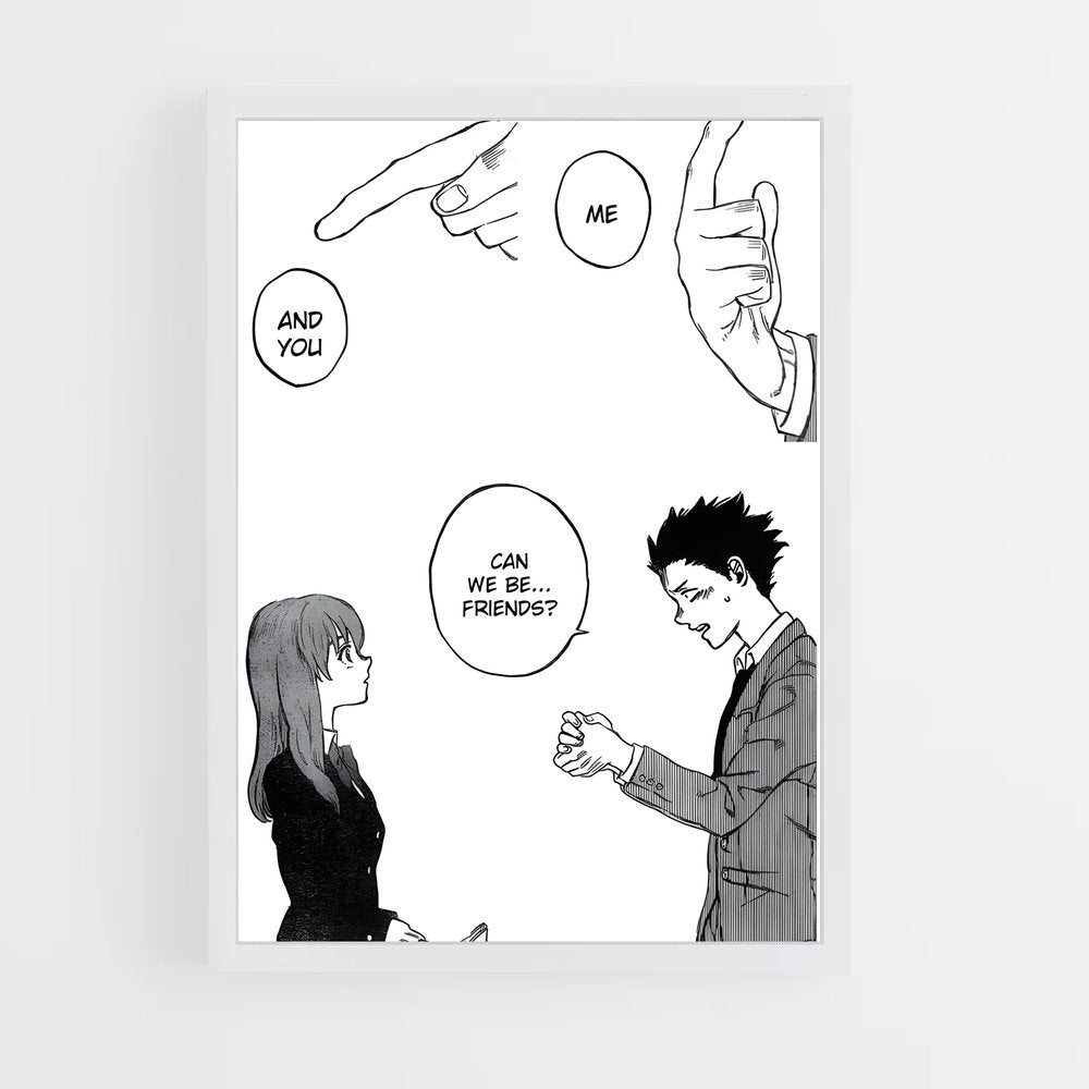 ap-silent voice-4 cadre Blanc