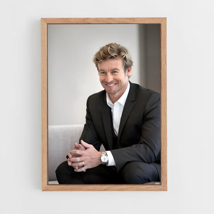 ap-simon baker-2 cadre Bois clair