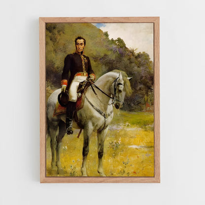 ap-simon bolivar-9 cadre Bois clair