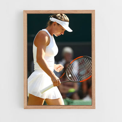 ap-simona halep-4 cadre Bois clair