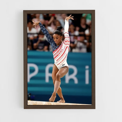 ap-simone biles-6 cadre Bois foncé