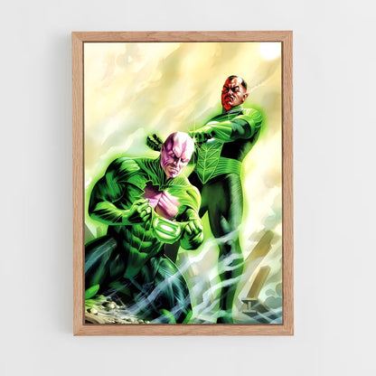 ap-sinestro green lantern-5 cadre Bois clair