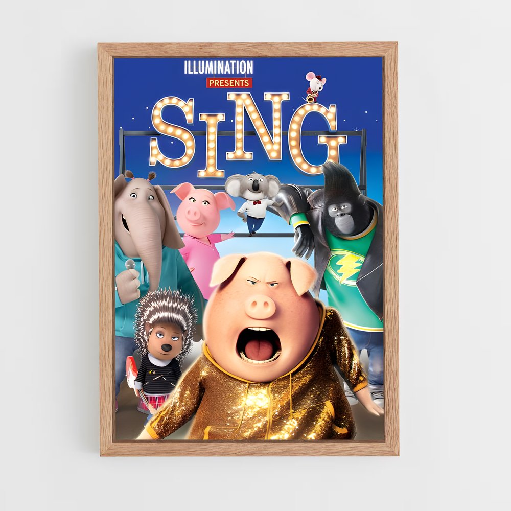 ap-sing-2 cadre Bois clair