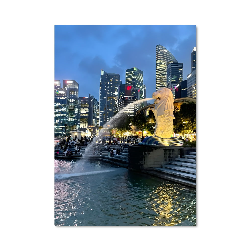 Poster Skyline de Singapour