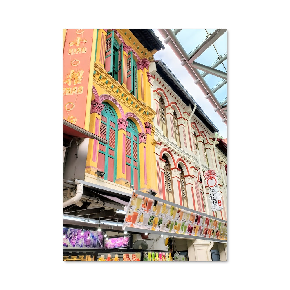 Poster Couleurs de Singapour