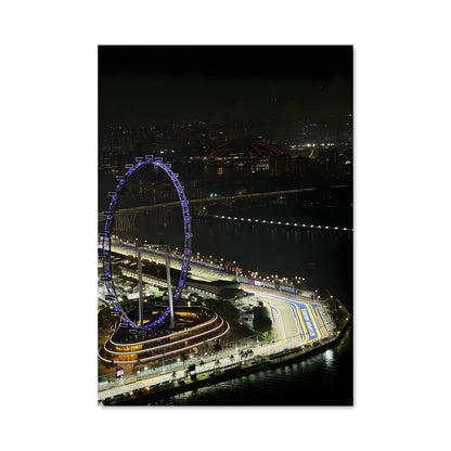 Poster Night in Singapore