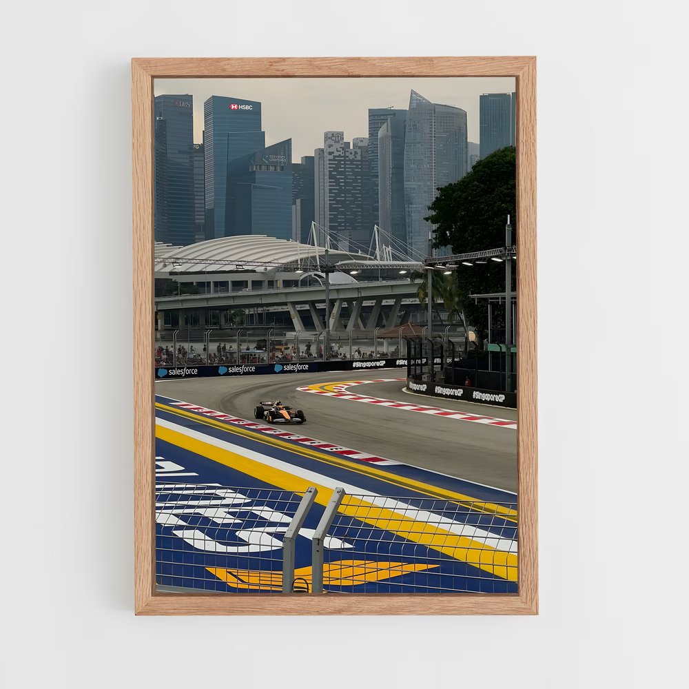 ap-singapore grand prix-5 cadre Bois clair