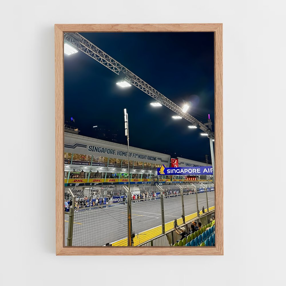 ap-singapore grand prix-6 cadre Bois clair