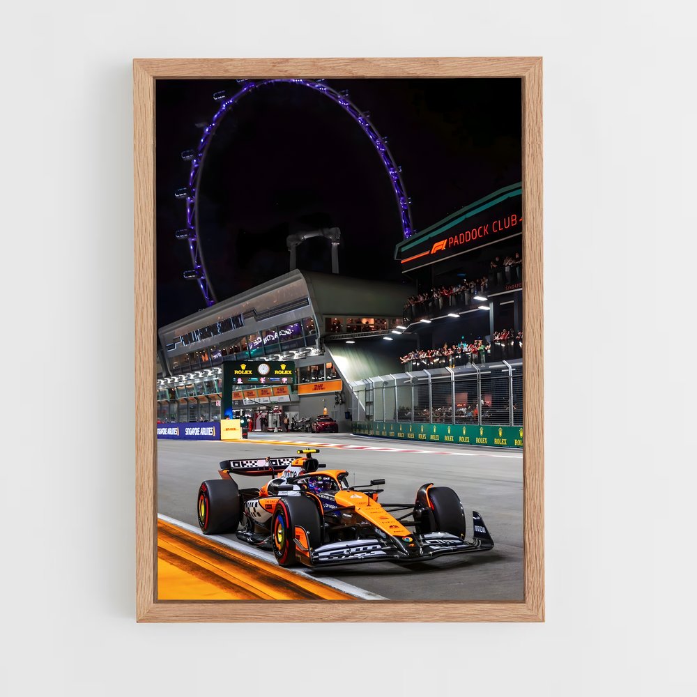 ap-singapore grand prix-9 cadre Bois clair