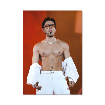 Poster Star en Blanc