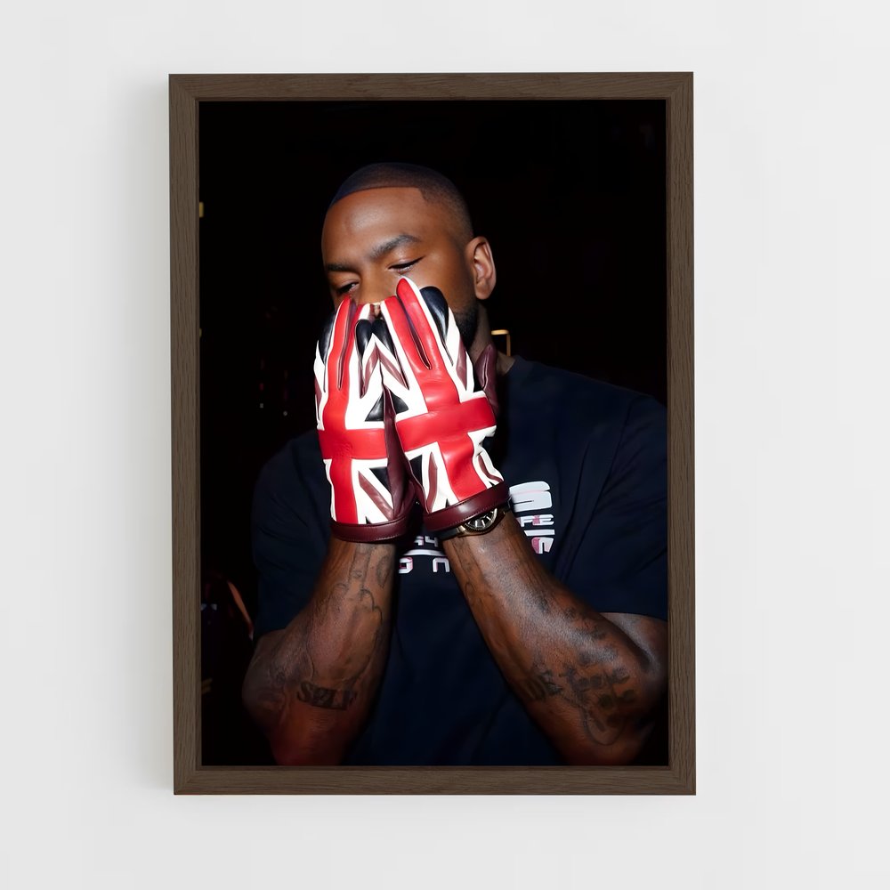 ap-skepta-4 cadre Bois foncé