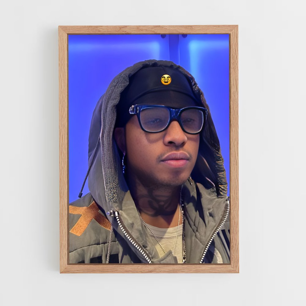 ap-ski mask the slump god-2 cadre Bois clair