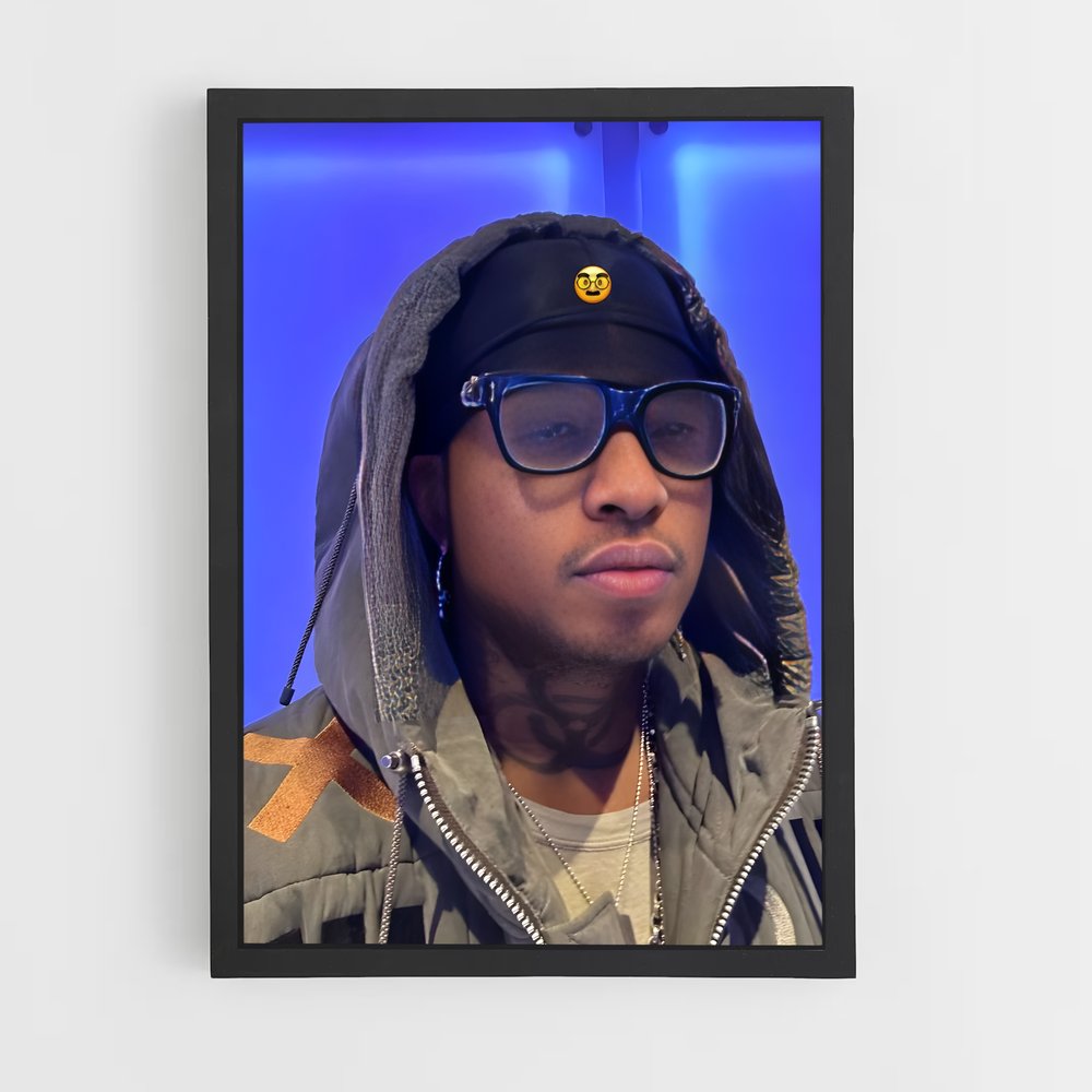 ap-ski mask the slump god-2 cadre Noir