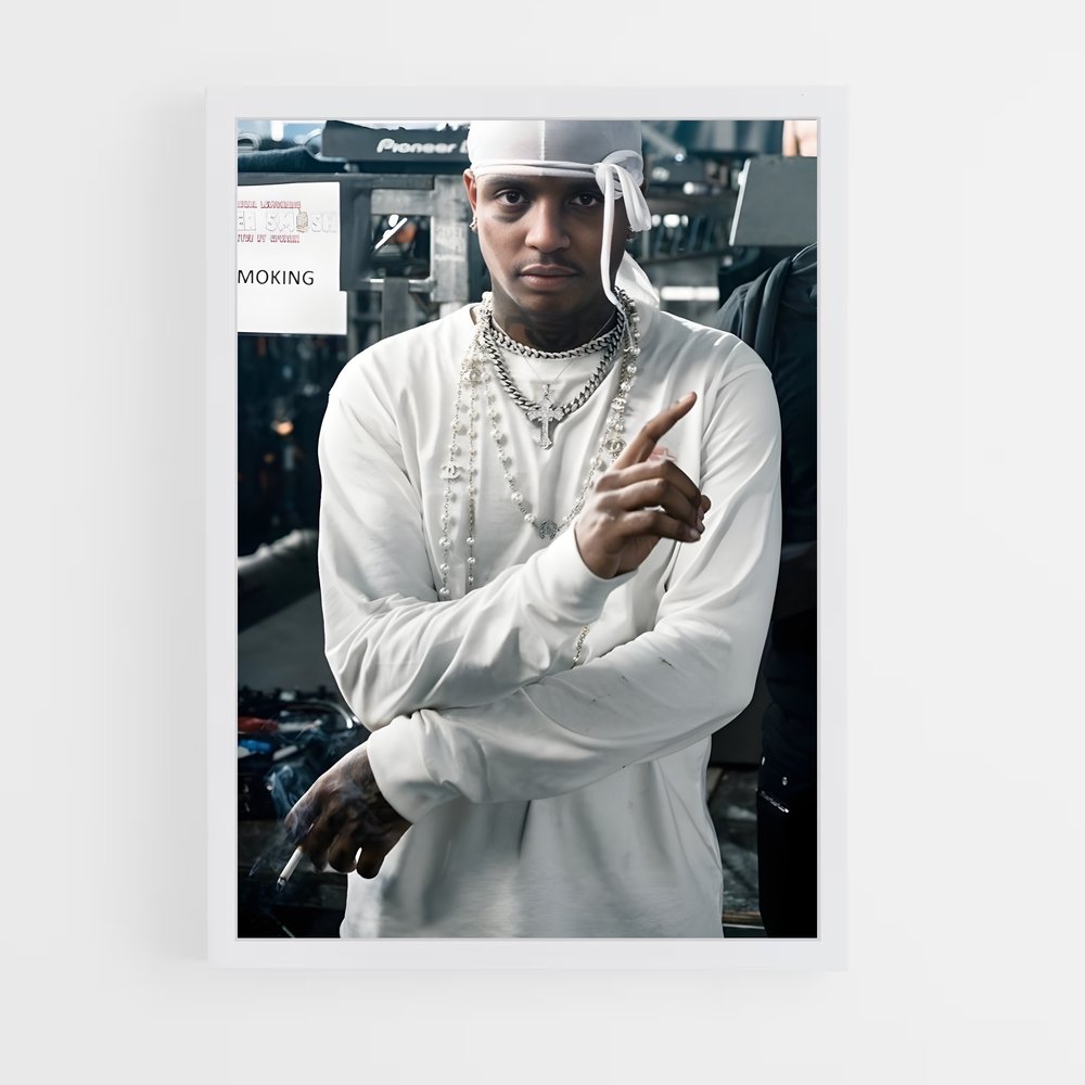 ap-ski mask the slump god-3 cadre Blanc