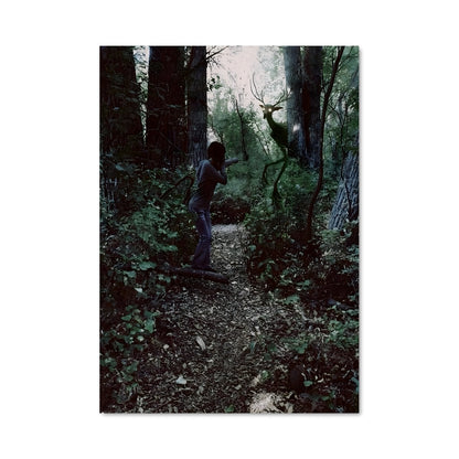 Poster Dans l'Ombre des Arbres