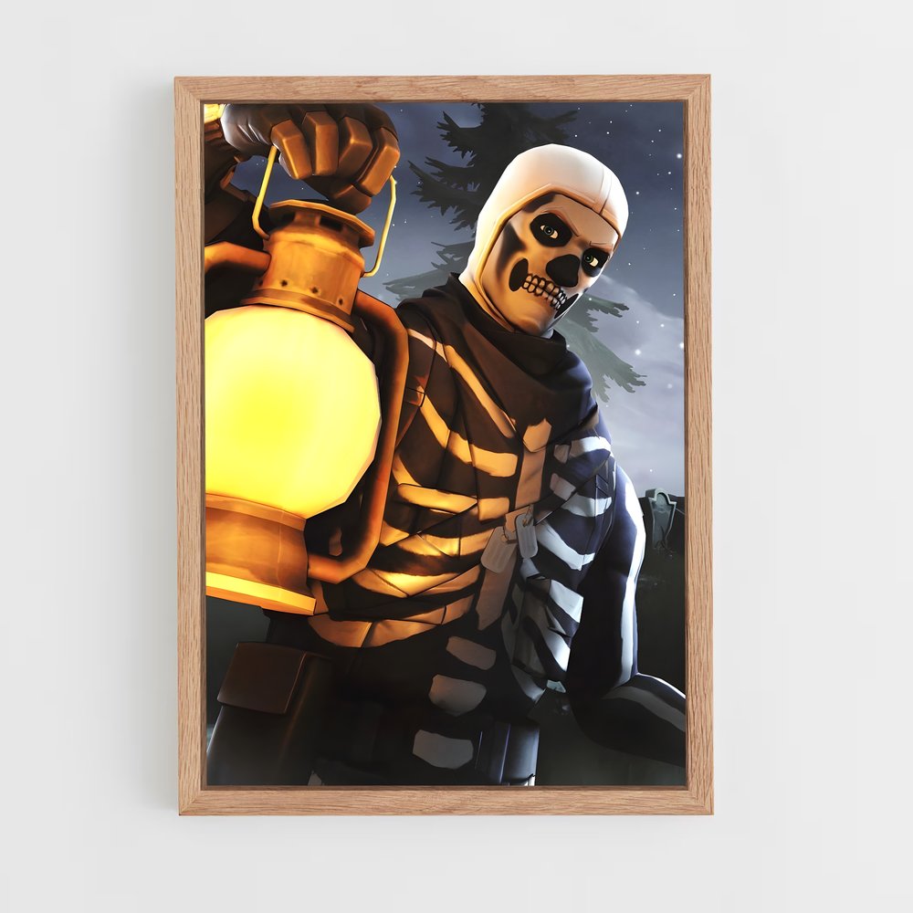 ap-skull trooper-4 cadre Bois clair