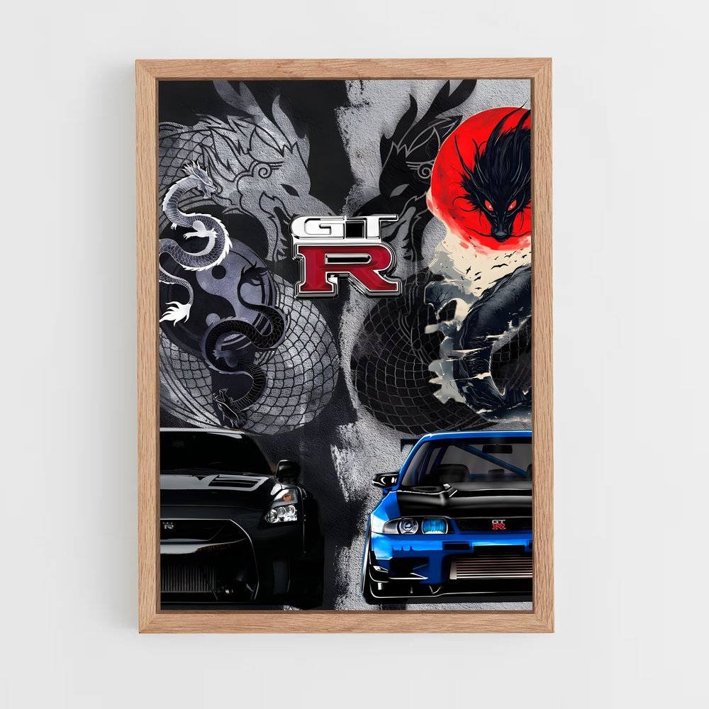 ap-skyline gt-r r33-2 cadre Bois clair