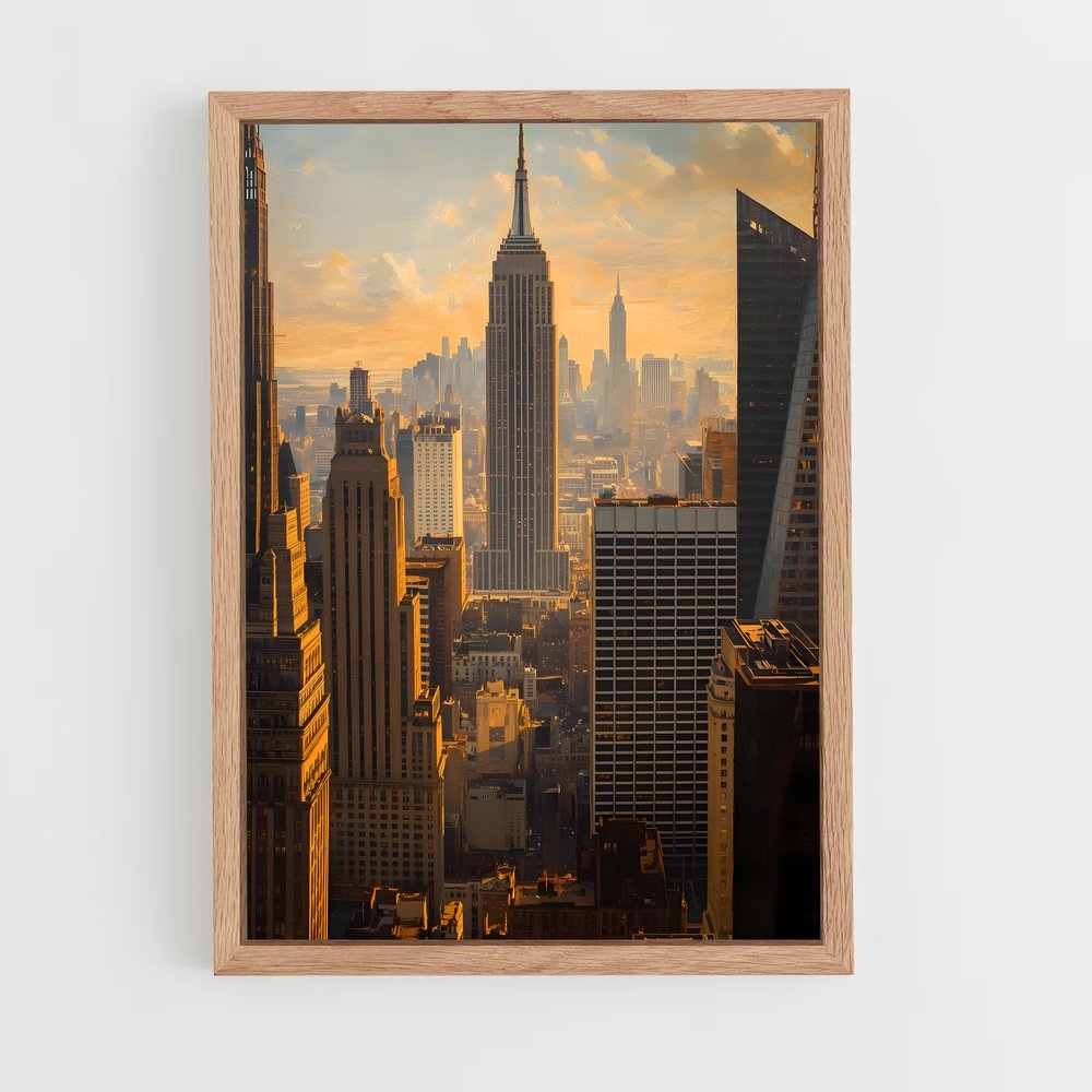 ap-skyscrapers-18 cadre Bois clair