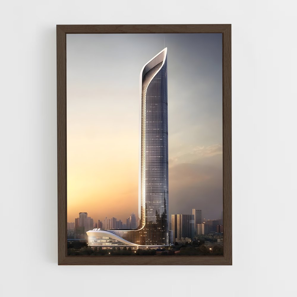 ap-skyscrapers-2 cadre Bois foncé