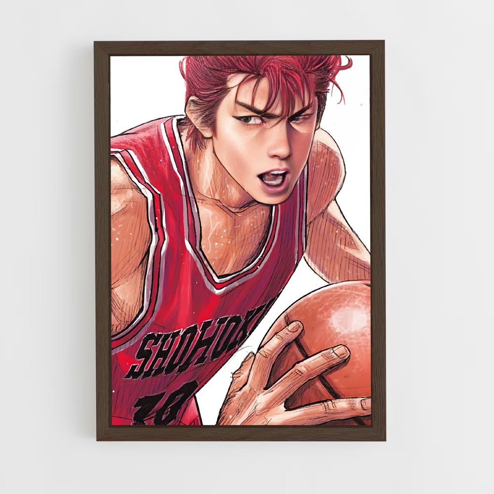 ap-slam dunk-1 cadre Bois foncé