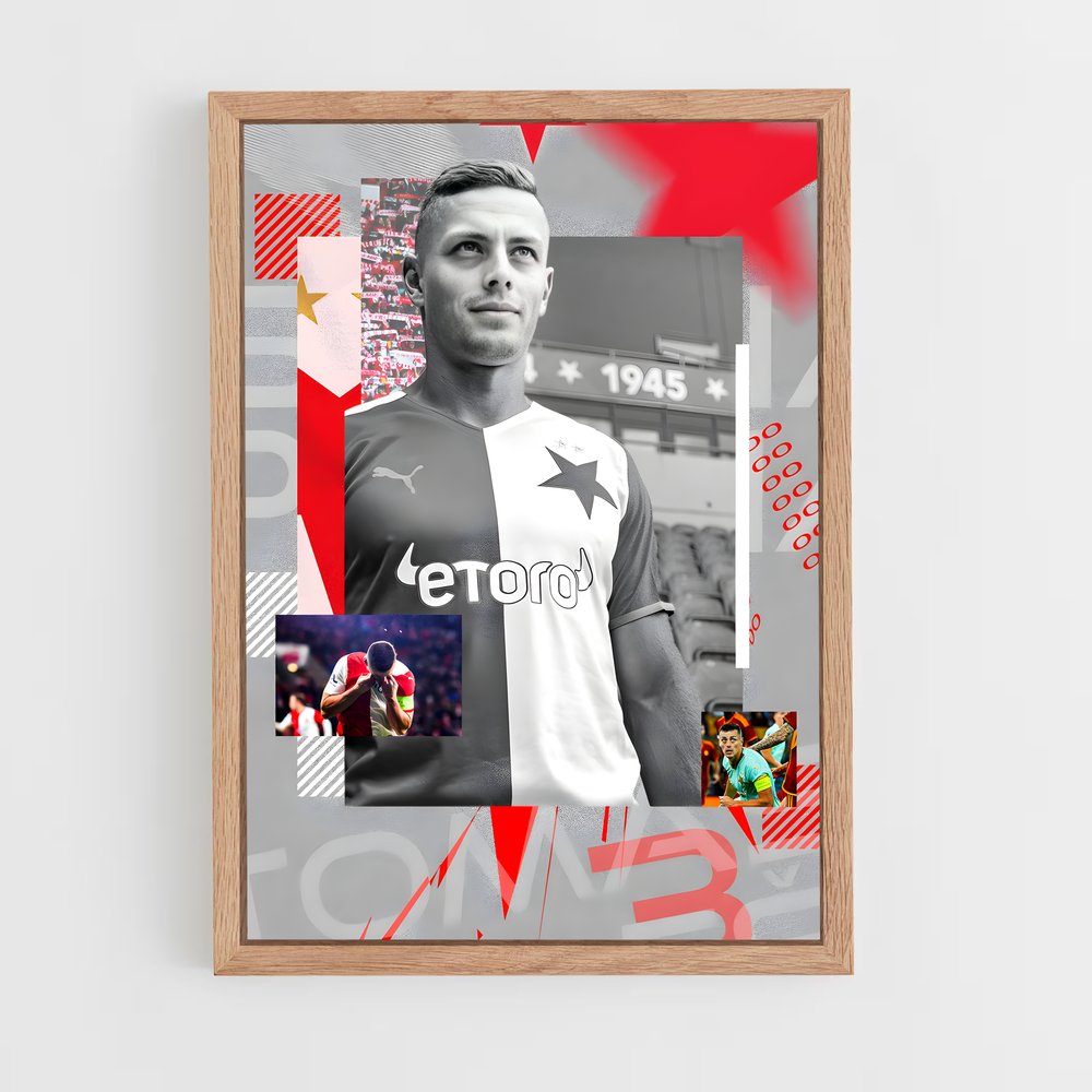 ap-slavia prague-4 cadre Bois clair