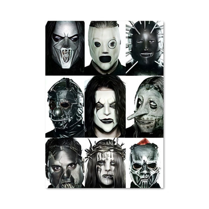 Poster The Many Faces of Slipknot