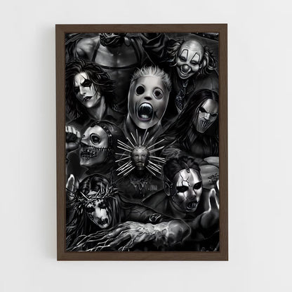 ap-slipknot-4 cadre Bois foncé