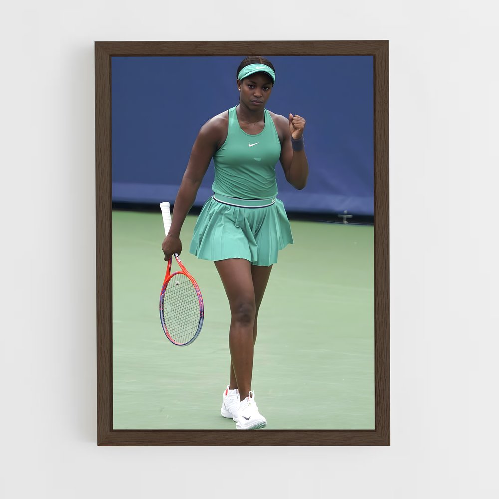ap-sloane stephens-1 cadre Bois foncé