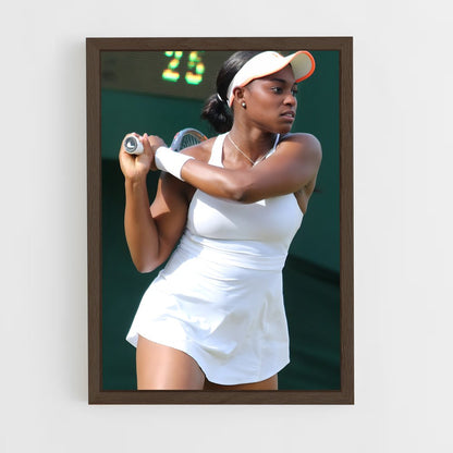 ap-sloane stephens-2 cadre Bois foncé
