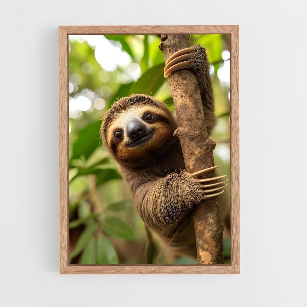 ap-sloth-2 cadre Bois clair