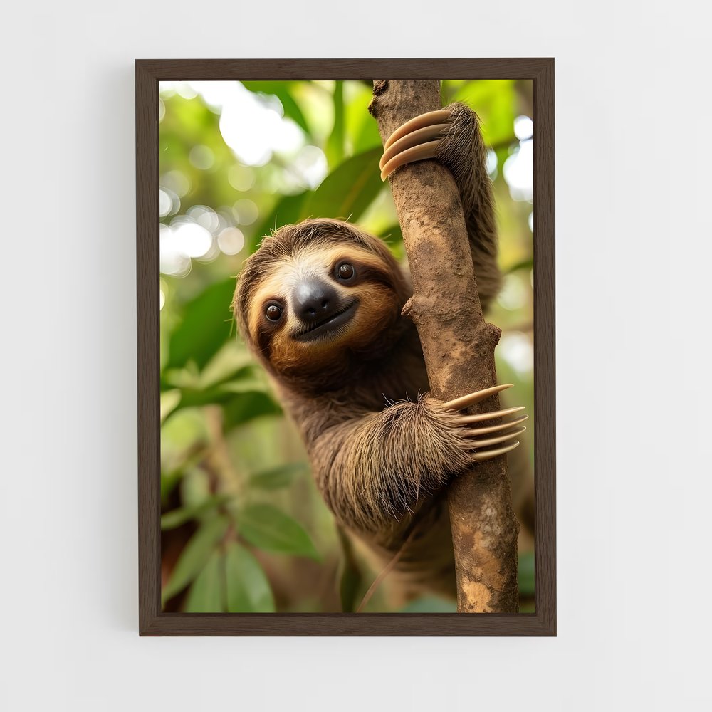 ap-sloth-2 cadre Bois foncé