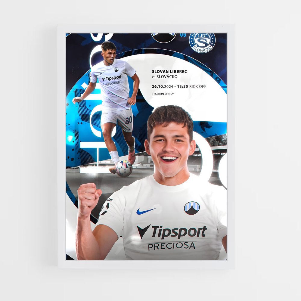 ap-slovan liberec-4 cadre Blanc