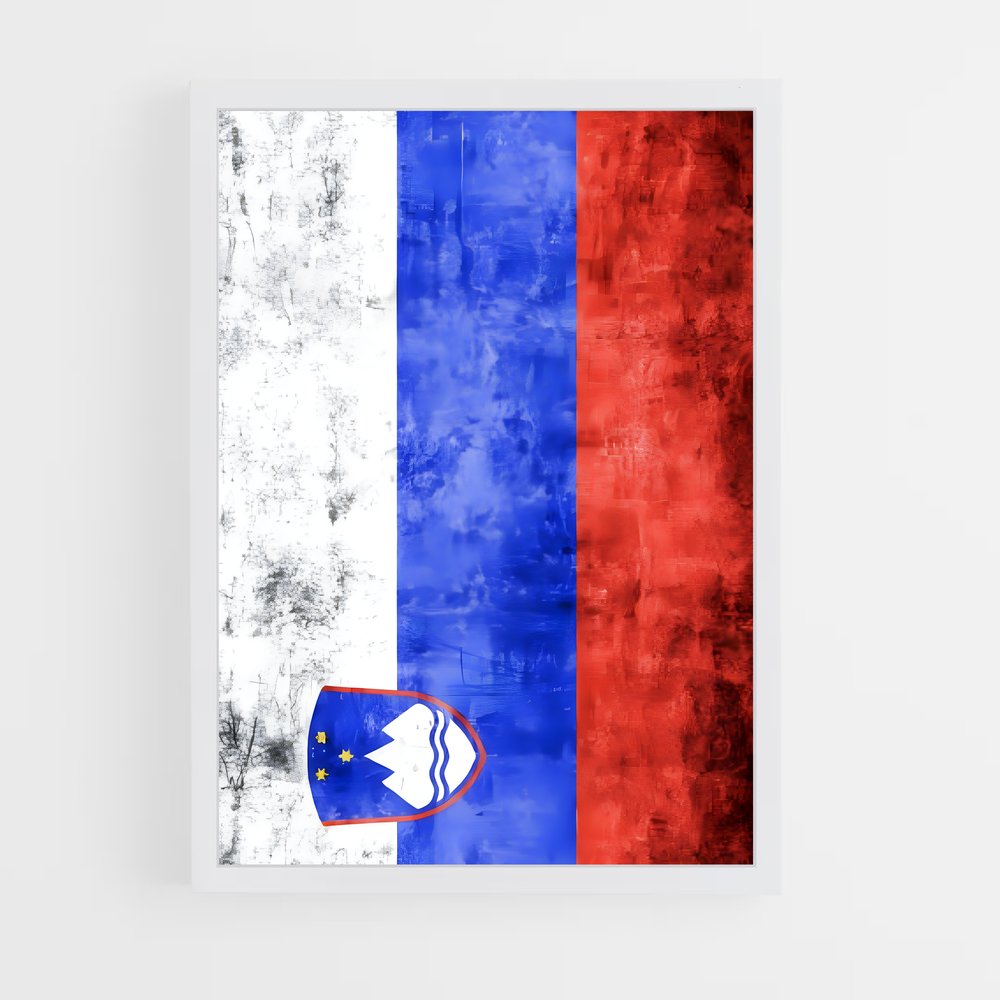 ap-slovenia flag-2 cadre Blanc
