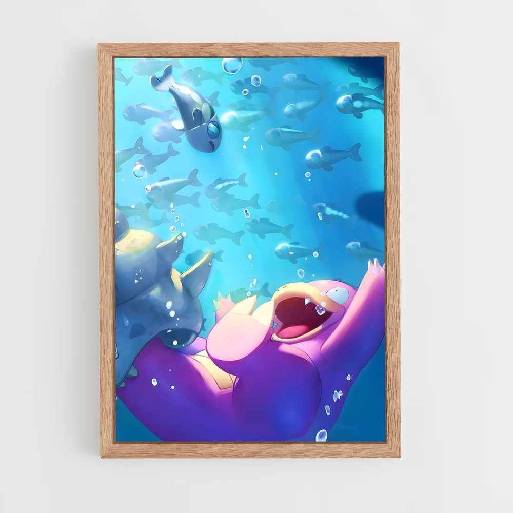 ap-slowbro-1 cadre Bois clair