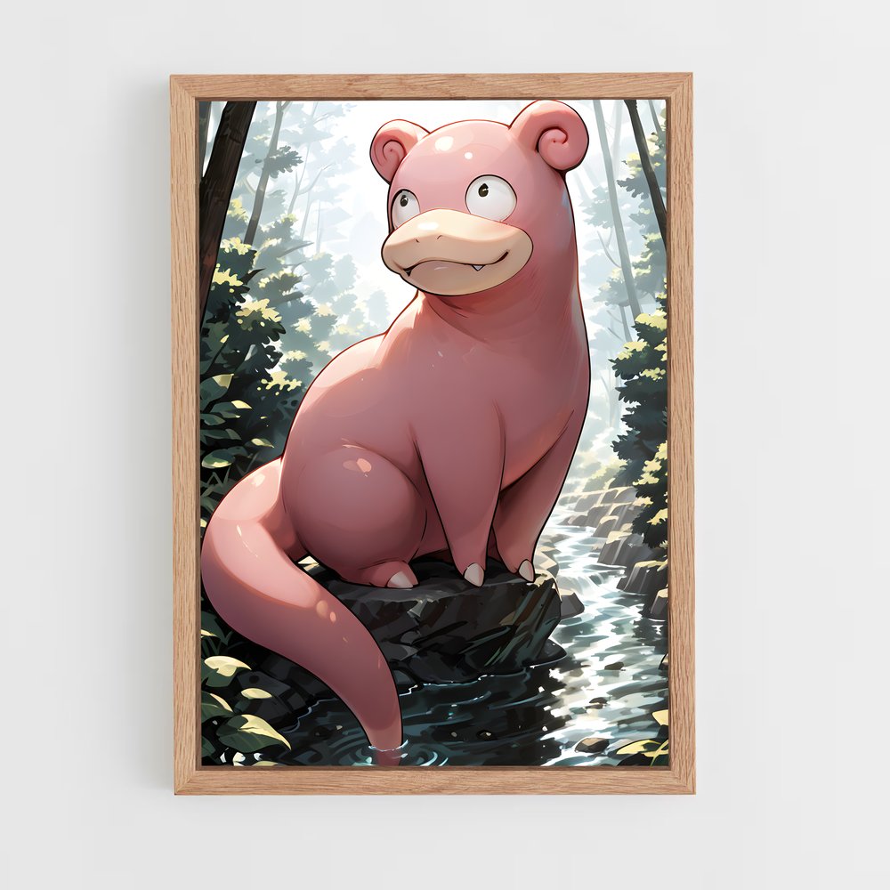 ap-slowpoke-1 cadre Bois clair