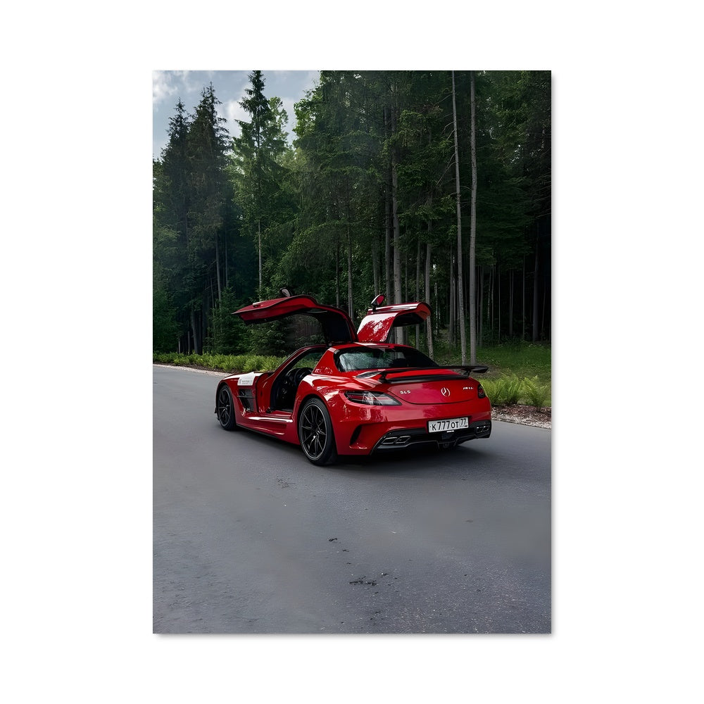 Poster Sls amg black series 78780